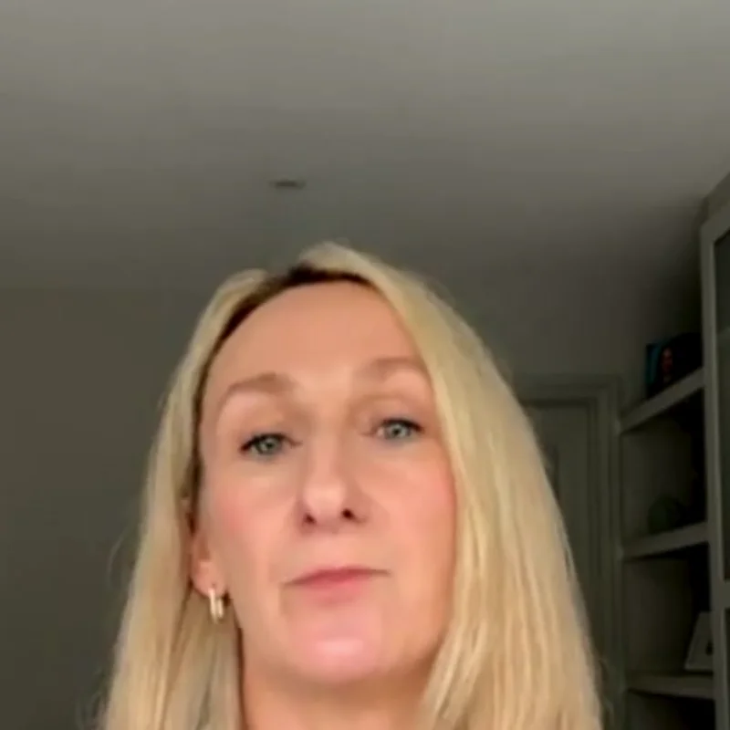 Heidi B. in her recorded testimonial
