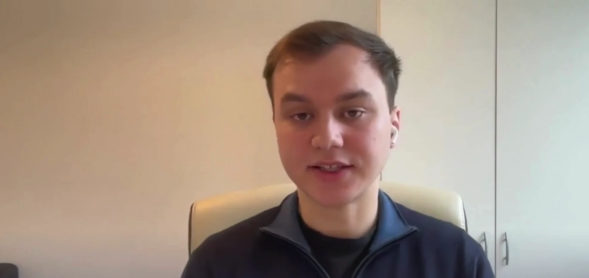 Ihor R., TEEI Mentorship career fellow, in his recorded testimonial