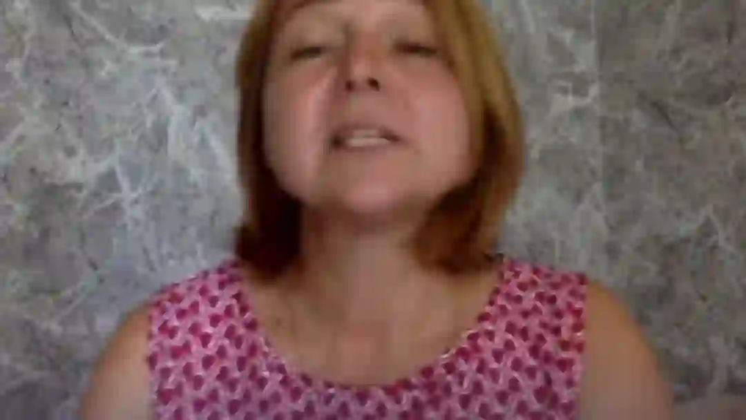 Iryna T., a TEEI Language learner, during a video conversation