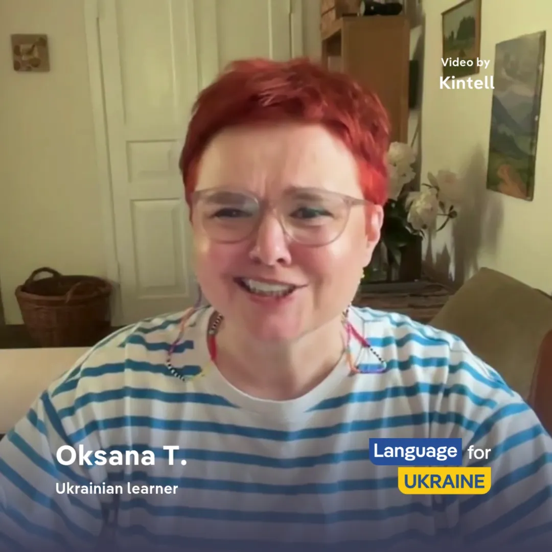Oksana T., a TEEI Language programme participant