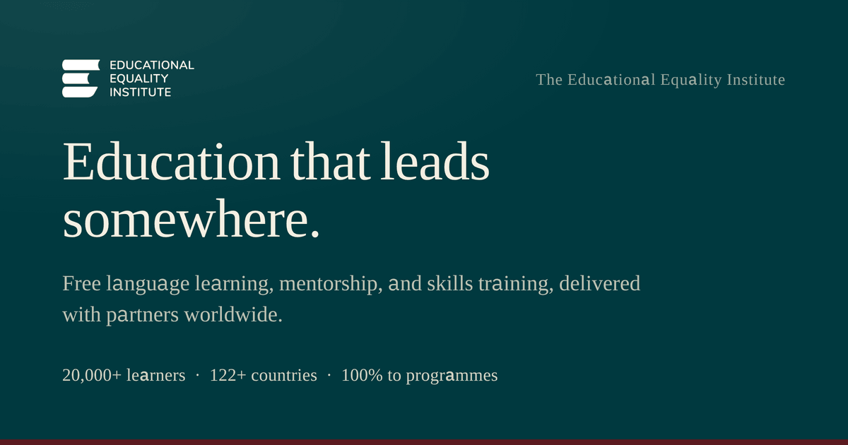 Teei Education That Leads Somewhere | TEEI