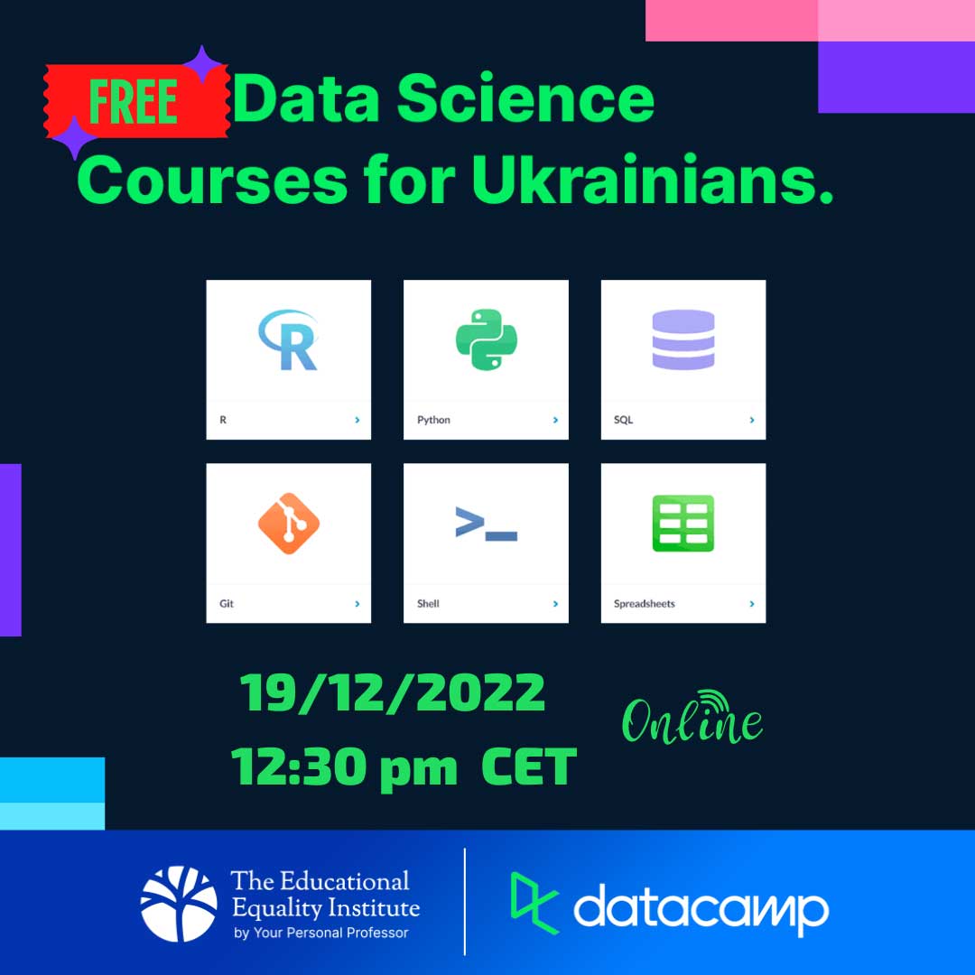 Free data science courses for Ukrainians